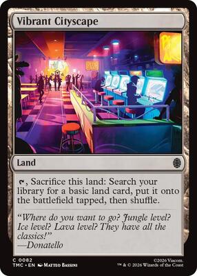 Vibrant Cityscape card from Commander: Teenage Mutant Ninja Turtles