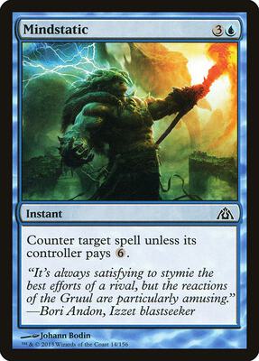 Mindstatic card from Dragon's Maze