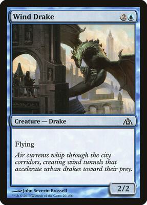 Wind Drake card from Dragon's Maze