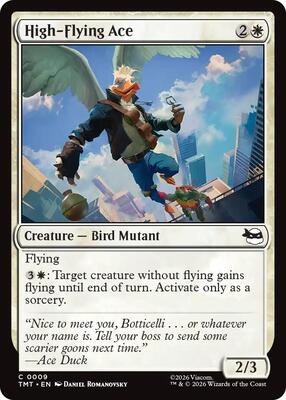High-Flying Ace card from Teenage Mutant Ninja Turtles