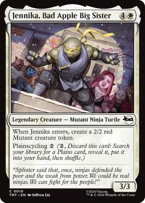 Jennika, Bad Apple Big Sister card from Teenage Mutant Ninja Turtles