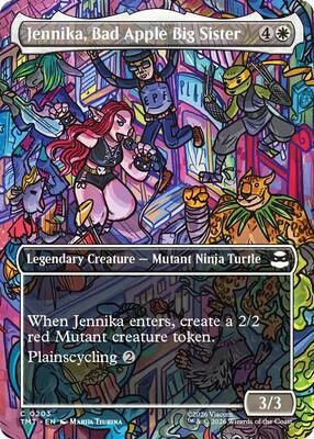 Jennika, Bad Apple Big Sister (Borderless) card from Teenage Mutant Ninja Turtles