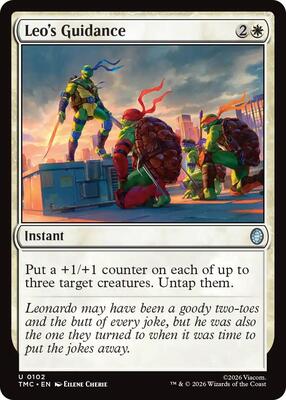 Leo's Guidance card from Commander: Teenage Mutant Ninja Turtles