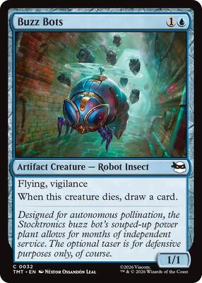 Buzz Bots card from Teenage Mutant Ninja Turtles