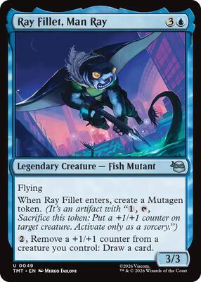 Ray Fillet, Man Ray card from Teenage Mutant Ninja Turtles