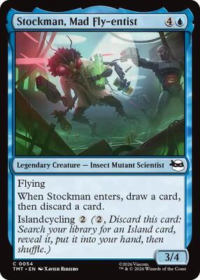Stockman, Mad Fly-entist card from Teenage Mutant Ninja Turtles