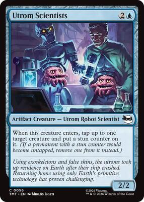 Utrom Scientists card from Teenage Mutant Ninja Turtles