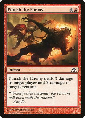 Punish the Enemy card from Dragon's Maze