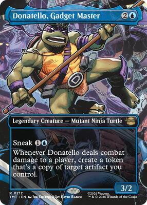 Donatello, Gadget Master (Borderless) card from Teenage Mutant Ninja Turtles