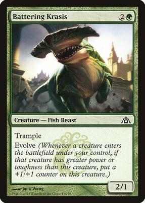Battering Krasis card from Dragon's Maze