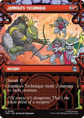 Jennika's Technique (Showcase) card from Teenage Mutant Ninja Turtles