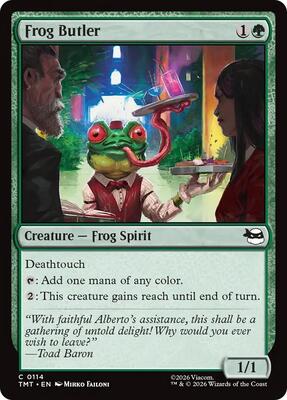 Frog Butler card from Teenage Mutant Ninja Turtles