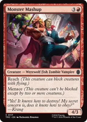 Monster Mashup card from Commander: Teenage Mutant Ninja Turtles
