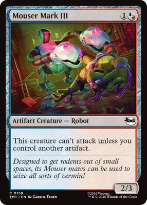 Mouser Mark III card from Teenage Mutant Ninja Turtles