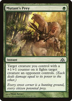 Mutant's Prey card from Dragon's Maze