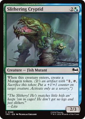 Slithering Cryptid card from Teenage Mutant Ninja Turtles
