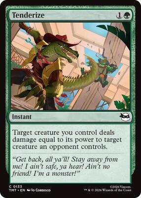 Tenderize card from Teenage Mutant Ninja Turtles