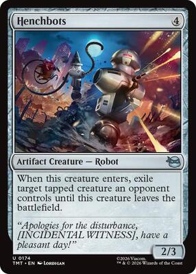 Henchbots card from Teenage Mutant Ninja Turtles