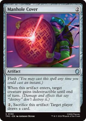 Manhole Cover card from Commander: Teenage Mutant Ninja Turtles