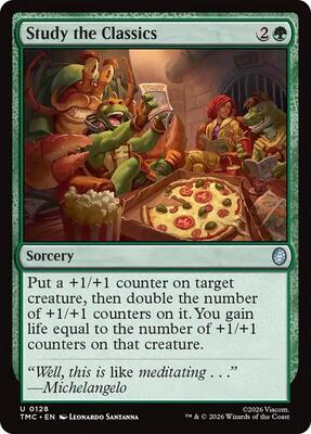 Study the Classics card from Commander: Teenage Mutant Ninja Turtles