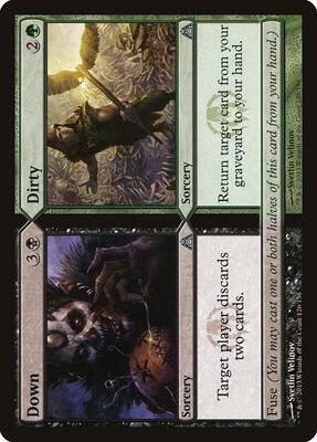Down // Dirty card from Dragon's Maze