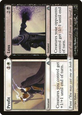 Profit // Loss card from Dragon's Maze