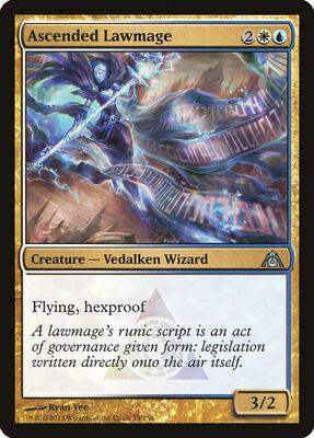 Ascended Lawmage card from Dragon's Maze