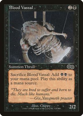 Blood Vassal card from Urza's Saga