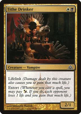 Tithe Drinker card from Dragon's Maze