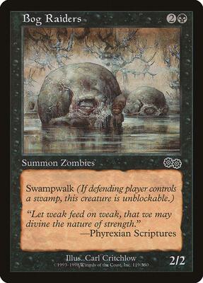 Bog Raiders card from Urza's Saga