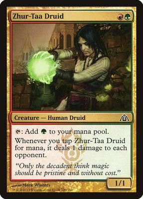 Zhur-Taa Druid card from Dragon's Maze
