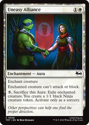 Uneasy Alliance card from Teenage Mutant Ninja Turtles