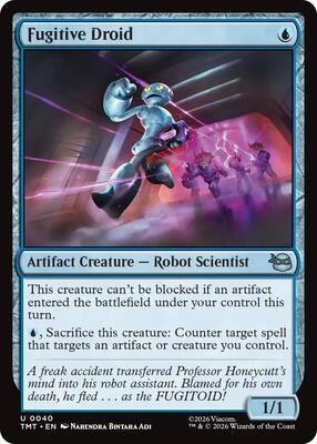 Fugitive Droid card from Teenage Mutant Ninja Turtles