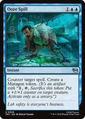 Ooze Spill card from Teenage Mutant Ninja Turtles