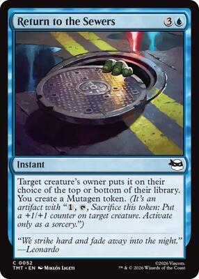Return to the Sewers card from Teenage Mutant Ninja Turtles