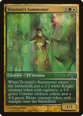 Trostani's Summoner card from Game Day & Store Championship Promos