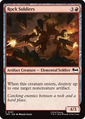 Rock Soldiers card from Teenage Mutant Ninja Turtles