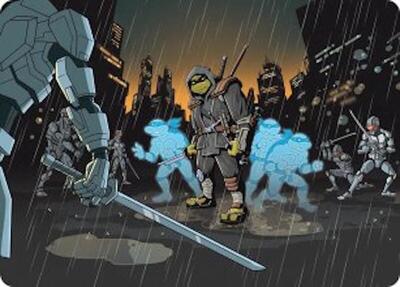 The Last Ronin's Technique Art Card card from Art Series: Teenage Mutant Ninja Turtles