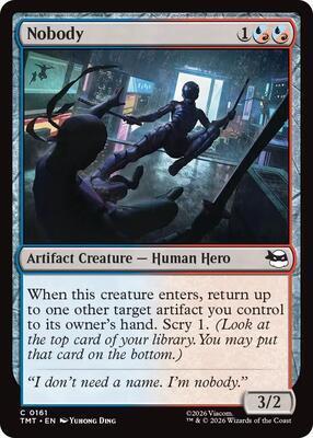 Nobody card from Teenage Mutant Ninja Turtles