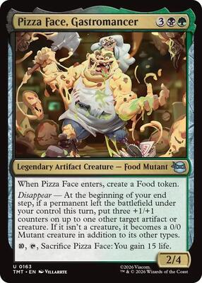 Pizza Face, Gastromancer card from Teenage Mutant Ninja Turtles