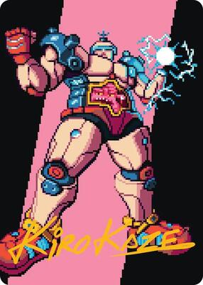 Krang, the All-Powerful Art Card (Gold-Stamped Signature) card from Art Series: Teenage Mutant Ninja Turtles