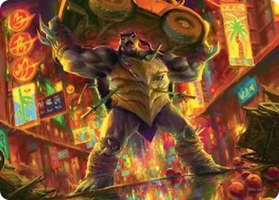 Slash, Reptile Rampager Art Card card from Art Series: Teenage Mutant Ninja Turtles