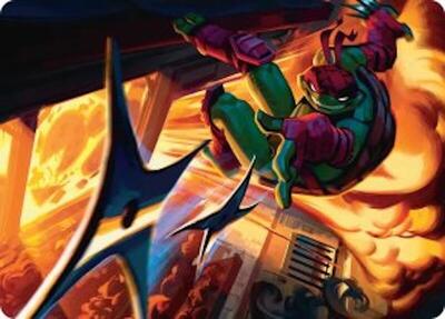 Storm of Steel Art Card card from Art Series: Teenage Mutant Ninja Turtles