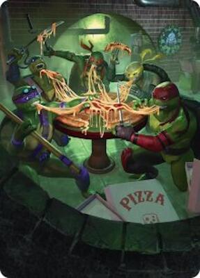 Food Chain Art Card card from Art Series: Teenage Mutant Ninja Turtles