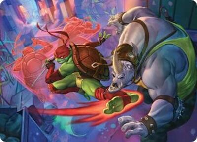Super Combo Art Card card from Art Series: Teenage Mutant Ninja Turtles