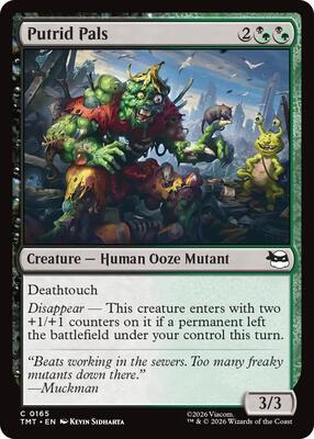 Putrid Pals card from Teenage Mutant Ninja Turtles