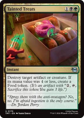 Tainted Treats card from Teenage Mutant Ninja Turtles