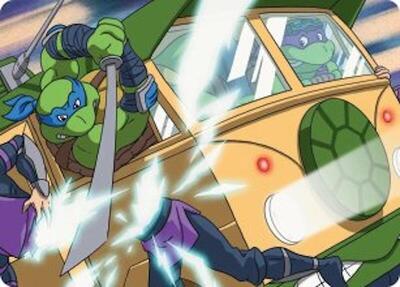 Don & Leo, Problem Solvers Art Card card from Art Series: Teenage Mutant Ninja Turtles