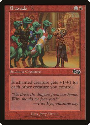 Bravado card from Urza's Saga