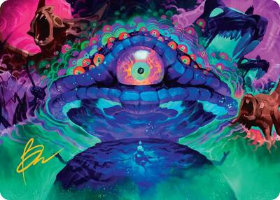 Humongous Fungus Art Card (Gold-Stamped Signature) card from Art Series: Teenage Mutant Ninja Turtles